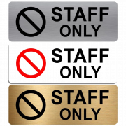 Staff Only PNG File