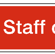 Staff Only PNG Image