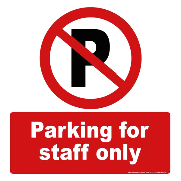 Staff Only Sign PNG Images