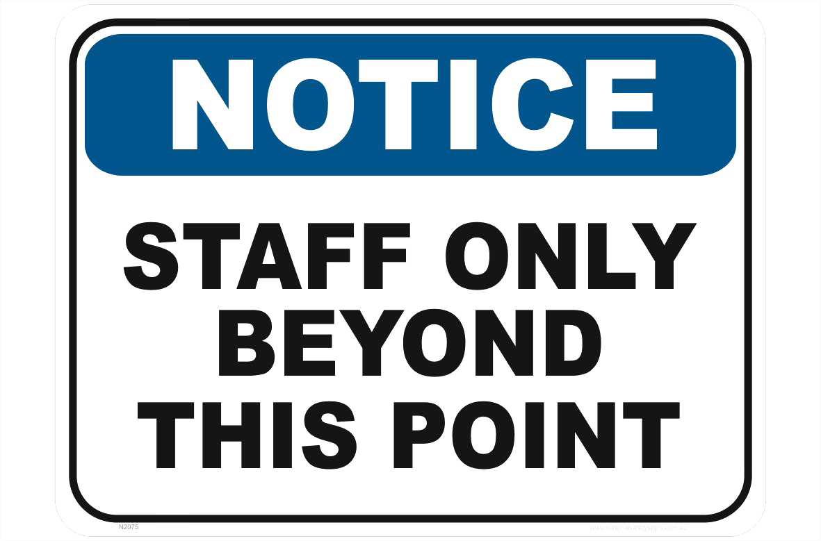 Staff Only Symbol PNG Transparent Images PNG All