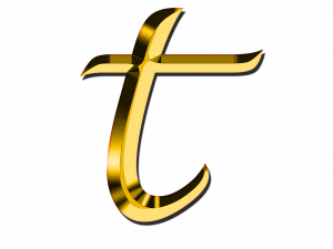 T Letter PNG Picture