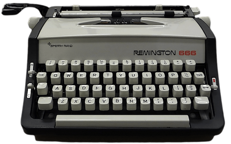 Typewriter Transparent