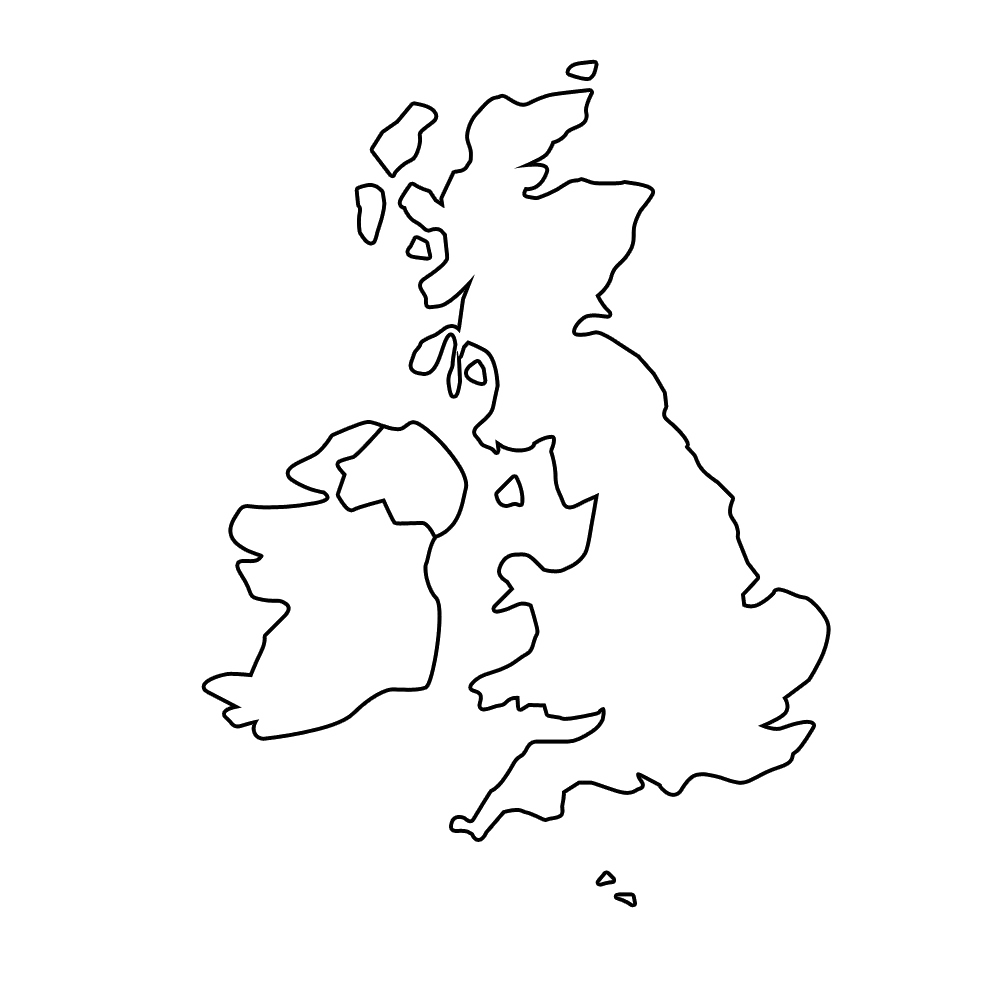 UK Map PNG Free Download