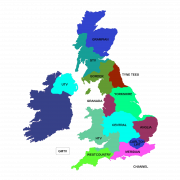 Великобритания карта PNG Бесплатное изображение