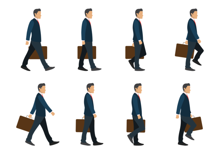Movement Clipart Set Of Student Character Walking In Different Poses  Cartoon Vector, Movement, Clipart, Cartoon PNG and Vector with Transparent  Background for Free Download