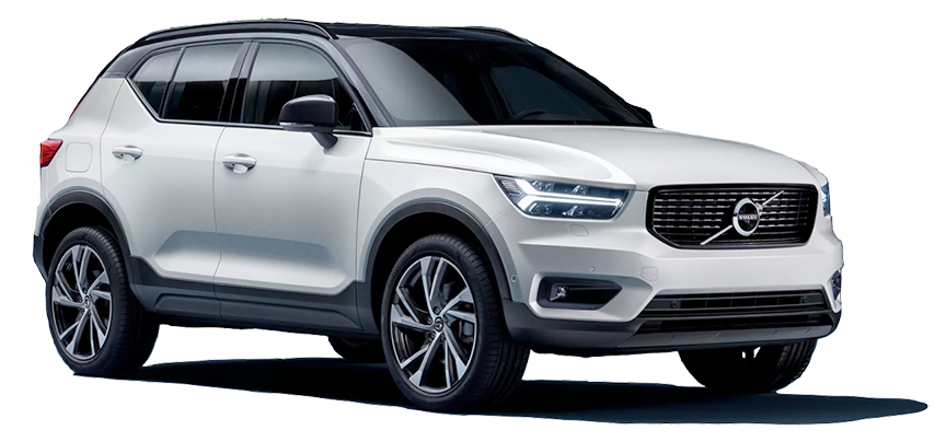White Volvo PNG Picture