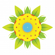 Abstrakte Blume PNG Clipart