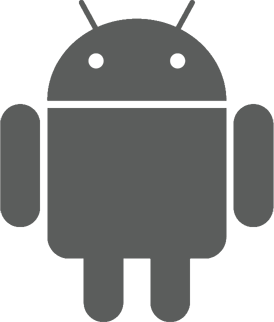 Android Silver Logo Png