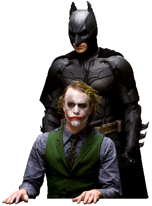 Batman Joker e Batman Png