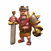 Clash of Clans Barbarian Koning PNG
