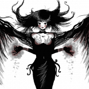 Immagine di angelo scuro