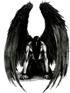 ภาพ PNG ทูตสวรรค์มืด