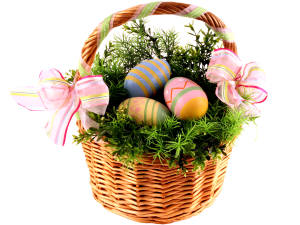 Easter Basket Bunny gratis downloaden PNG