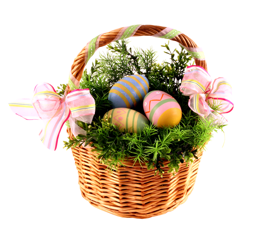 Easter Basket Bunny Free Download PNG
