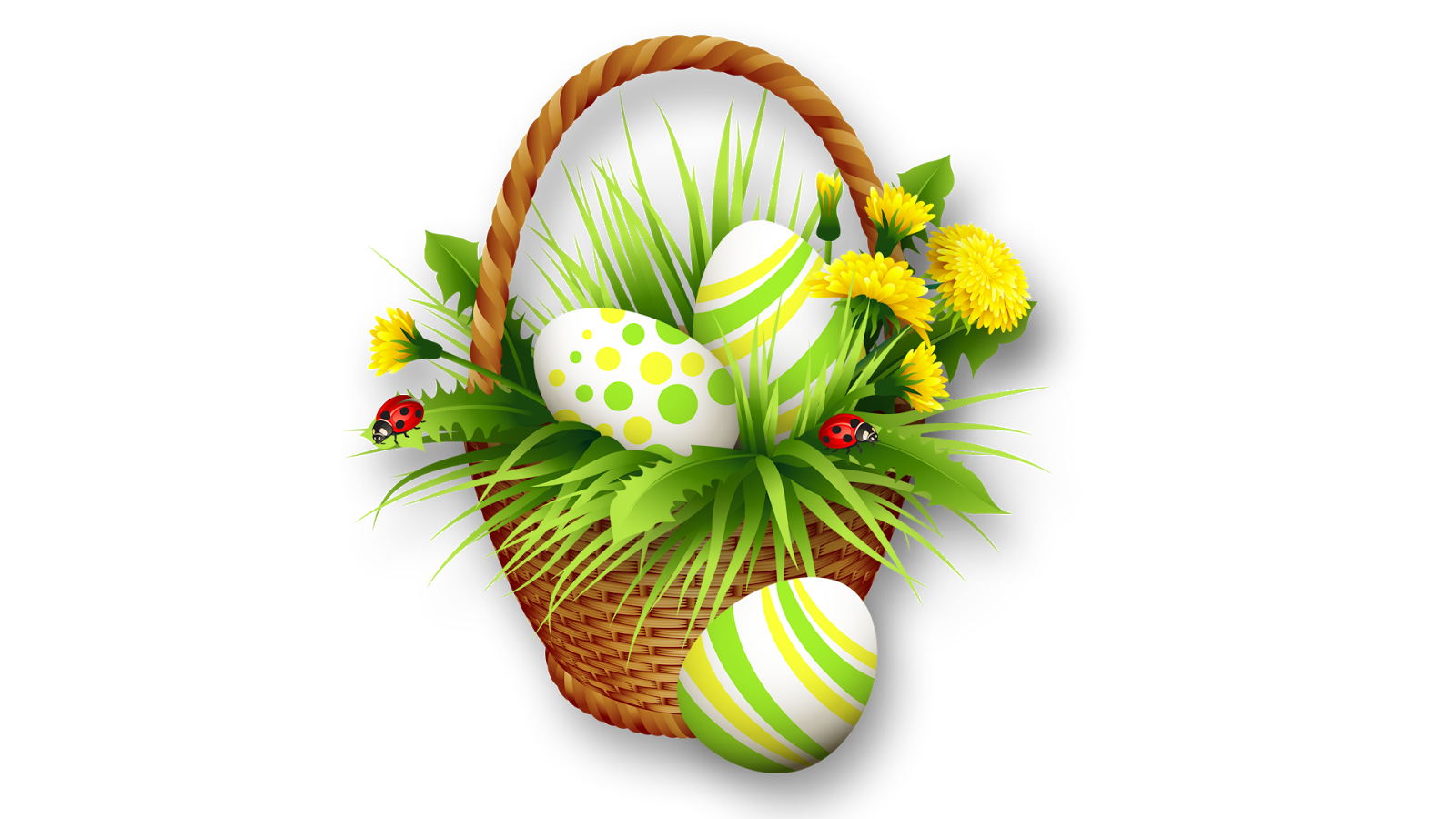 Easter Basket Bunny PNG Clipart