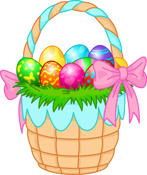 Easter Basket Bunny Transparent