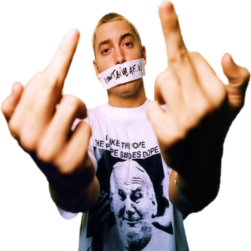 Eminem Middle Finger PNG