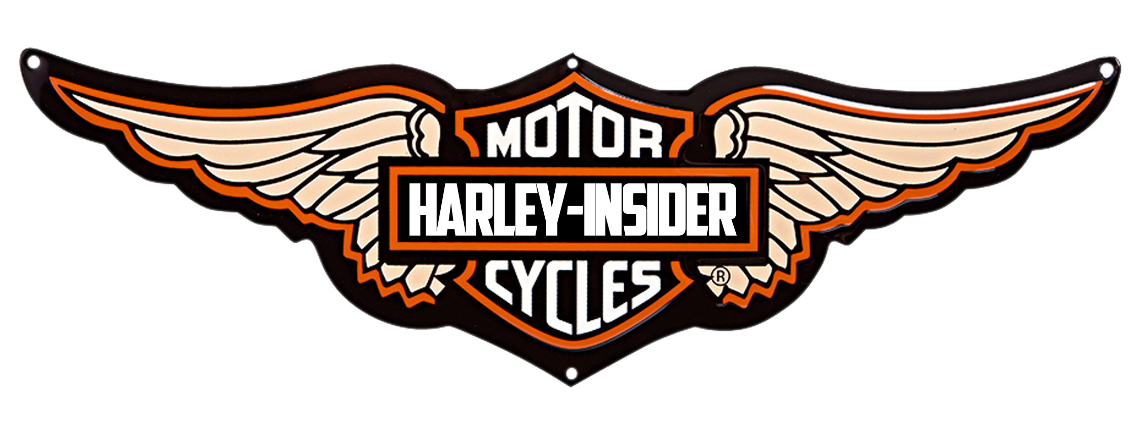 Harley Davidson Logo Wings PNG