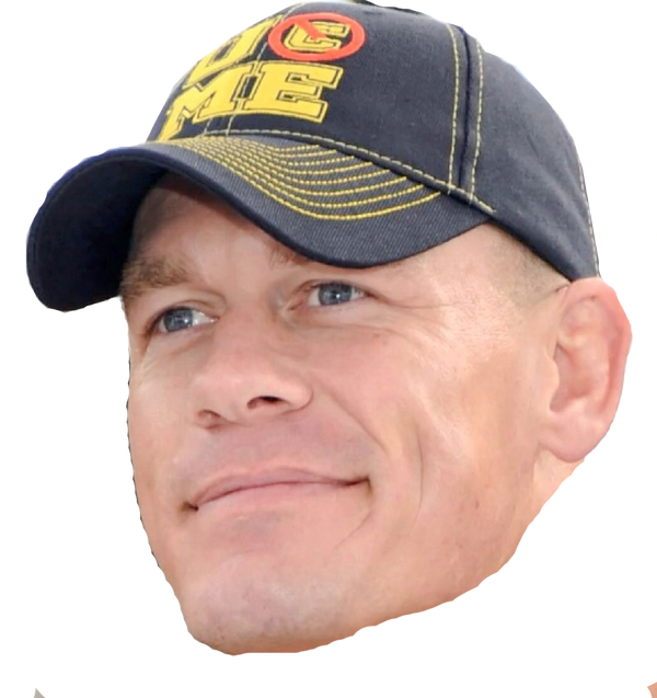 John Cena wordt geconfronteerd met transparante PNG