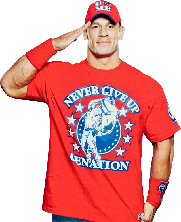 John Cena camisa roja png