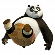 Vector de kung fu panda PNG