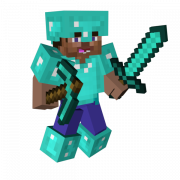 Minecraft 3D Character PNG