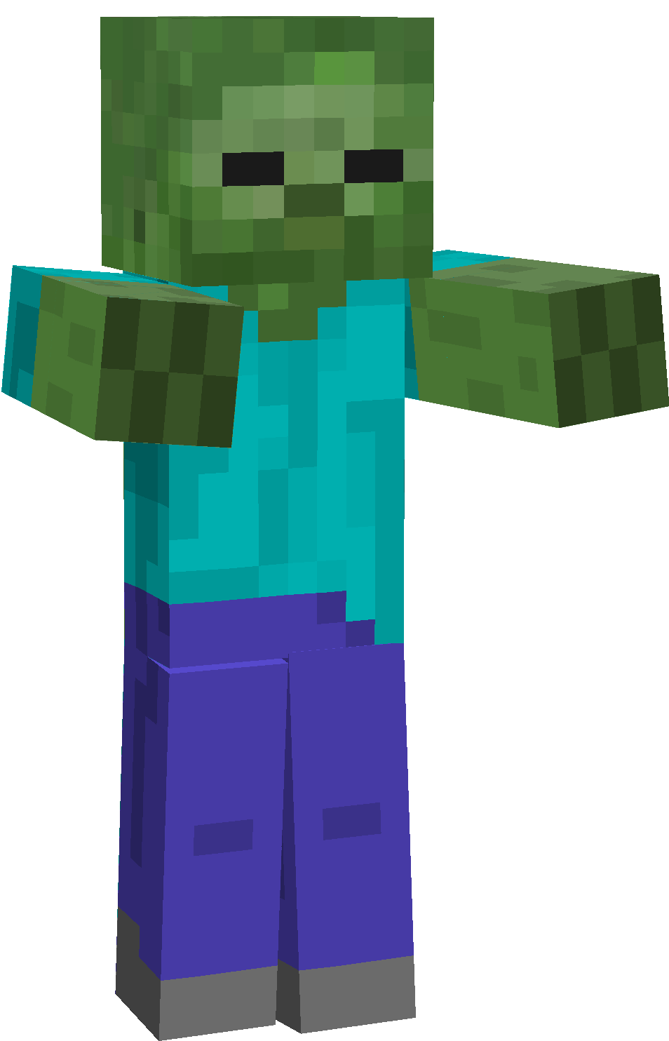 Minecraft Zombie PNG