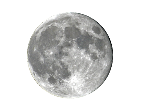 Luna splendente PNG