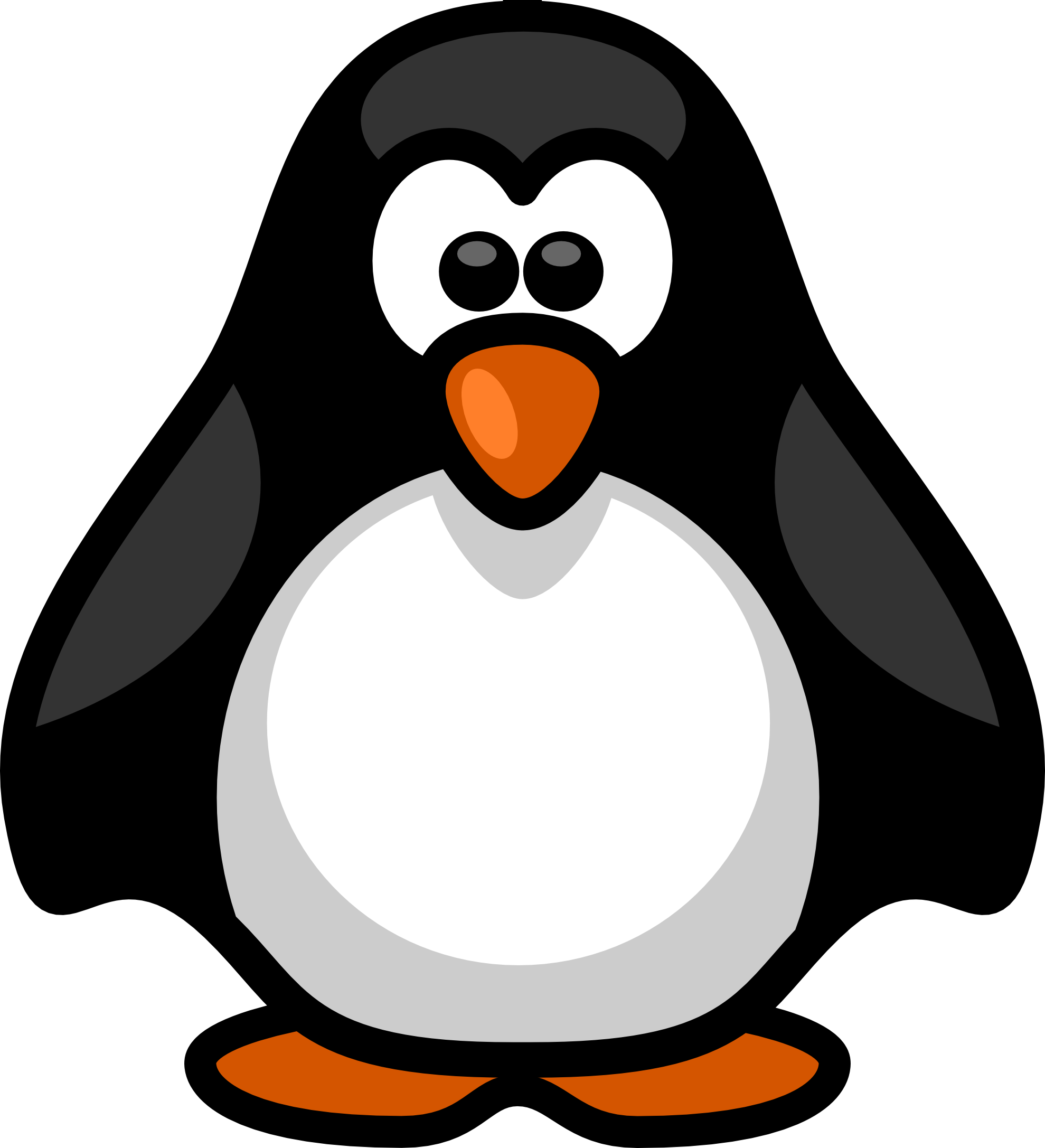 Pinguino trasparente