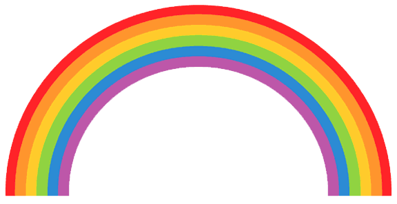 Immagine png arcobaleno