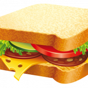 Sandwich gratis PNG -afbeelding