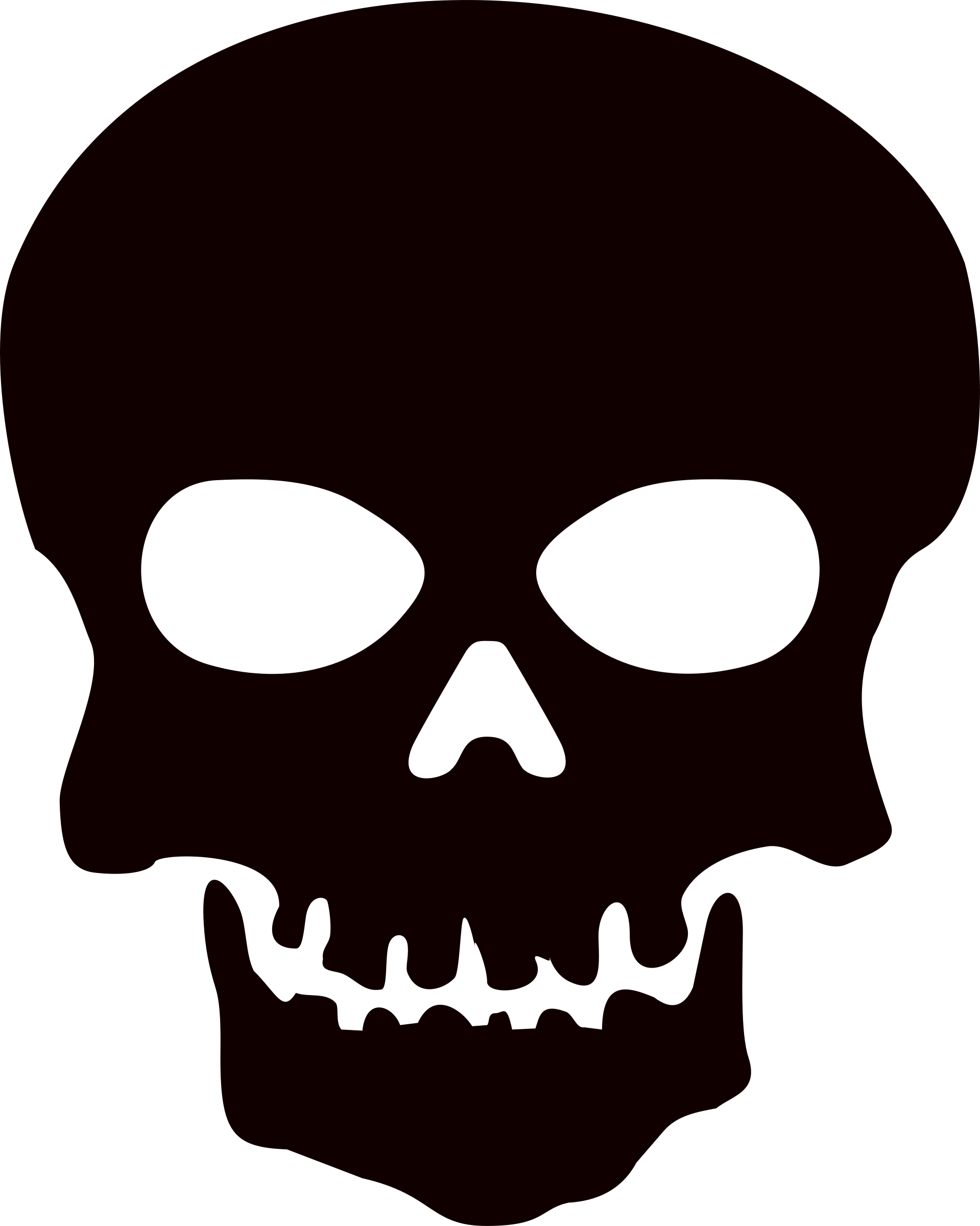 Skeleton Head PNG HD