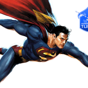 Superman volant PNG