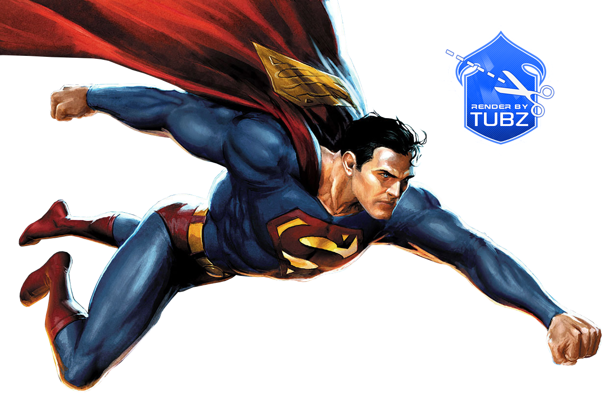 Superman volant PNG