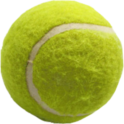 Ball de tennis transparent