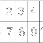 1 To 10 Numbers PNG HD Quality