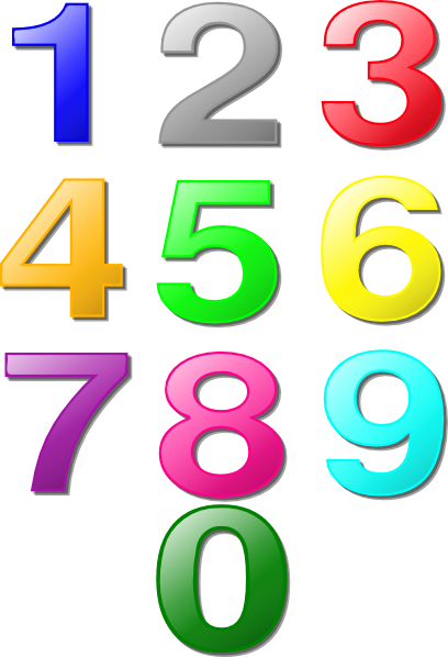 1 To 10 Numbers PNG Photo