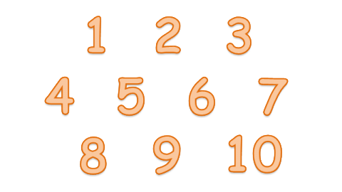 1 To 10 Numbers PNG Pic Background
