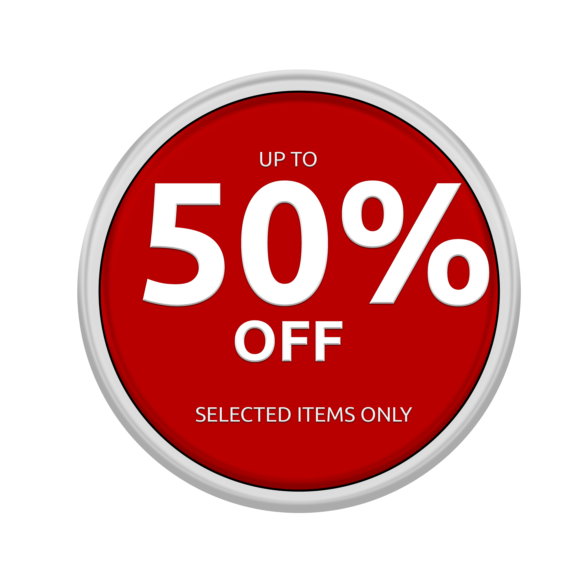 50% off PNG Image