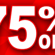 75 Off Background PNG Image