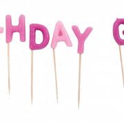 Candele di compleanno png clipart