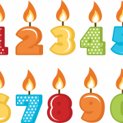 BirtHDay Candles PNG File