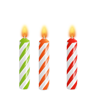 Candele di compleanno Png Picture