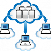 Download gratuito di cloud server png