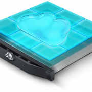 Облачный сервер PNG изображение
