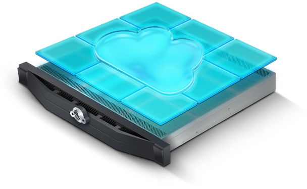 Cloud Server PNG -afbeelding