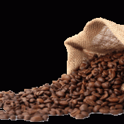 Image PNG gratuite de grains de café