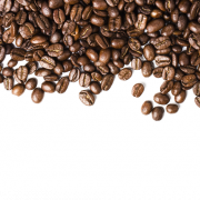 Foto PNG de grãos de café