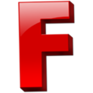 F Alphabet PNG