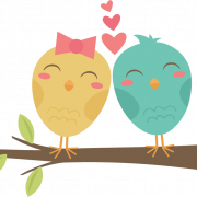 Love Birds Free Download PNG
